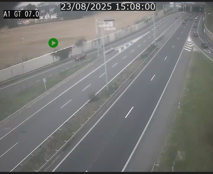 <h2>Traffic live webcam Luxembourg Cents - A1 direction Kirchberg - BK 7</h2>