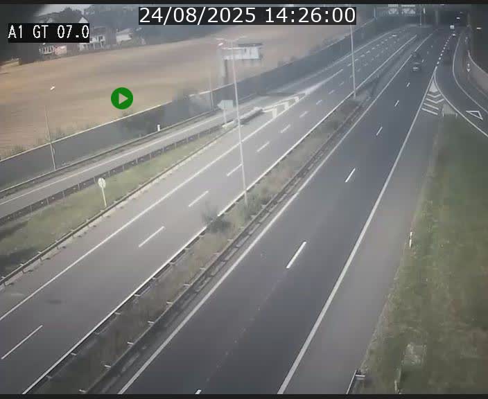 <h2>Traffic live webcam Luxembourg Cents - A1 direction Kirchberg - BK 7</h2>