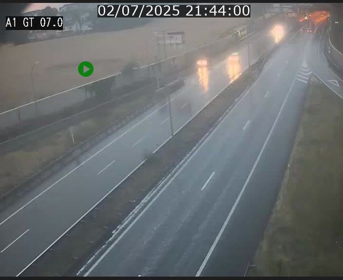 Traffic live webcam Luxembourg Cents - A1 direction Kirchberg - BK 7