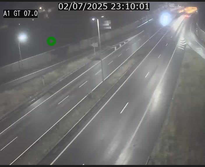 Traffic live webcam Luxembourg Cents - A1 direction Kirchberg - BK 7