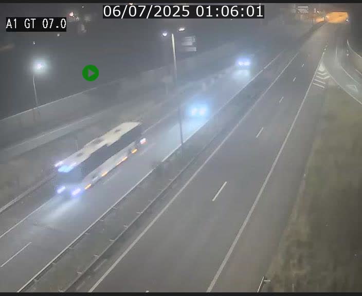 Traffic live webcam Luxembourg Cents - A1 direction Kirchberg - BK 7