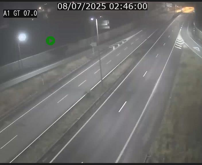 Traffic live webcam Luxembourg Cents - A1 direction Kirchberg - BK 7