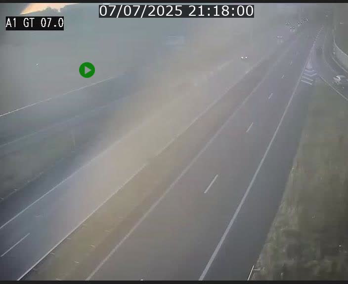 Traffic live webcam Luxembourg Cents - A1 direction Kirchberg - BK 7