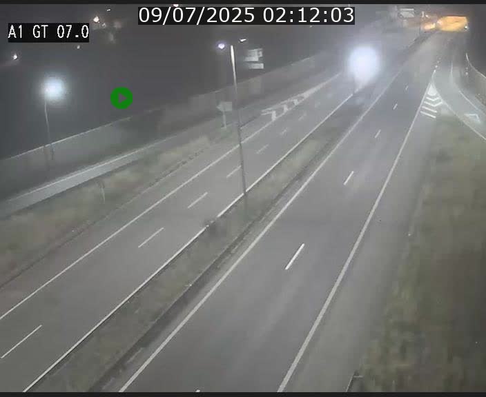 Traffic live webcam Luxembourg Cents - A1 direction Kirchberg - BK 7