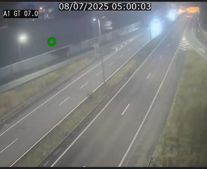 Traffic live webcam Luxembourg Cents - A1 direction Kirchberg - BK 7
