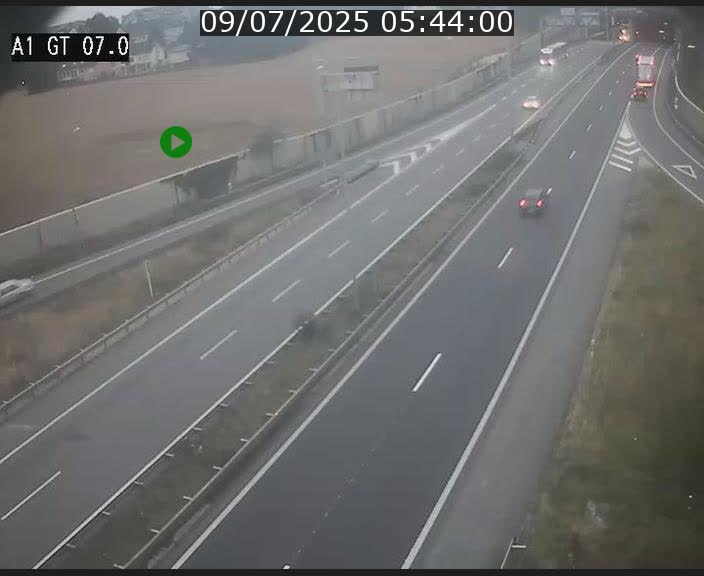 Traffic live webcam Luxembourg Cents - A1 direction Kirchberg - BK 7