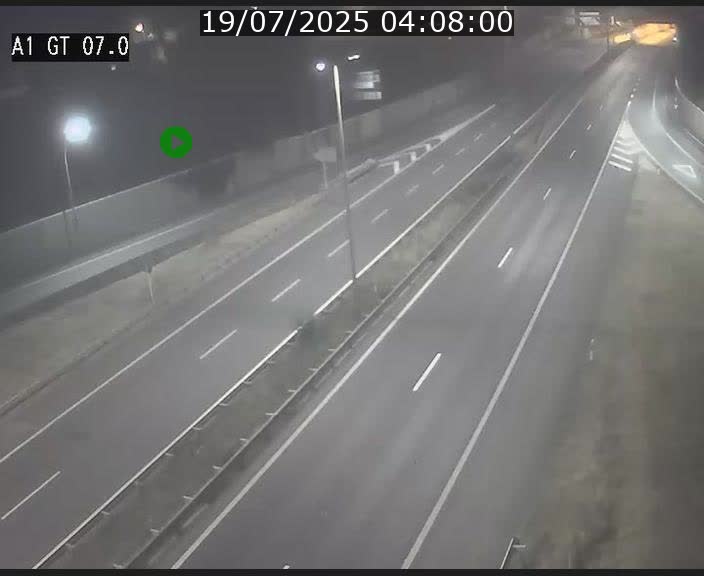 Traffic live webcam Luxembourg Cents - A1 direction Kirchberg - BK 7