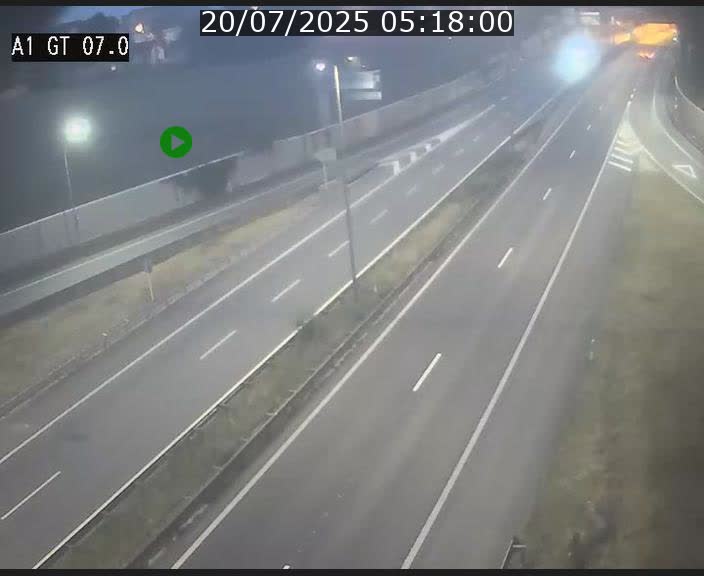 Traffic live webcam Luxembourg Cents - A1 direction Kirchberg - BK 7