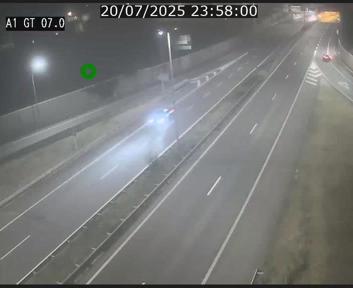 Traffic live webcam Luxembourg Cents - A1 direction Kirchberg - BK 7