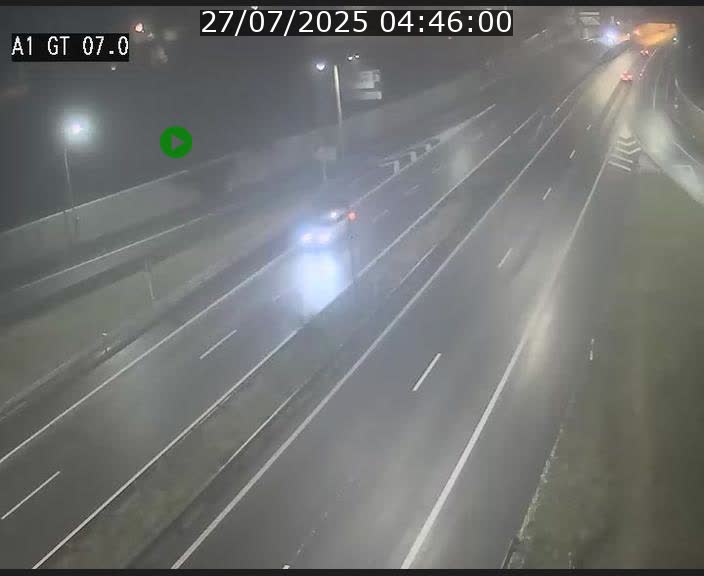 Traffic live webcam Luxembourg Cents - A1 direction Kirchberg - BK 7