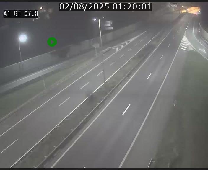 Traffic live webcam Luxembourg Cents - A1 direction Kirchberg - BK 7