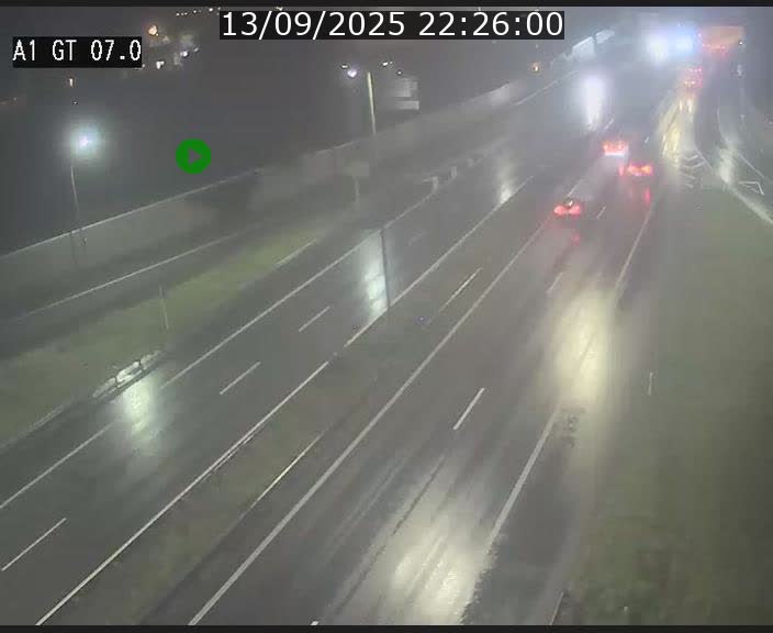 Traffic live webcam Luxembourg Cents - A1 direction Kirchberg - BK 7
