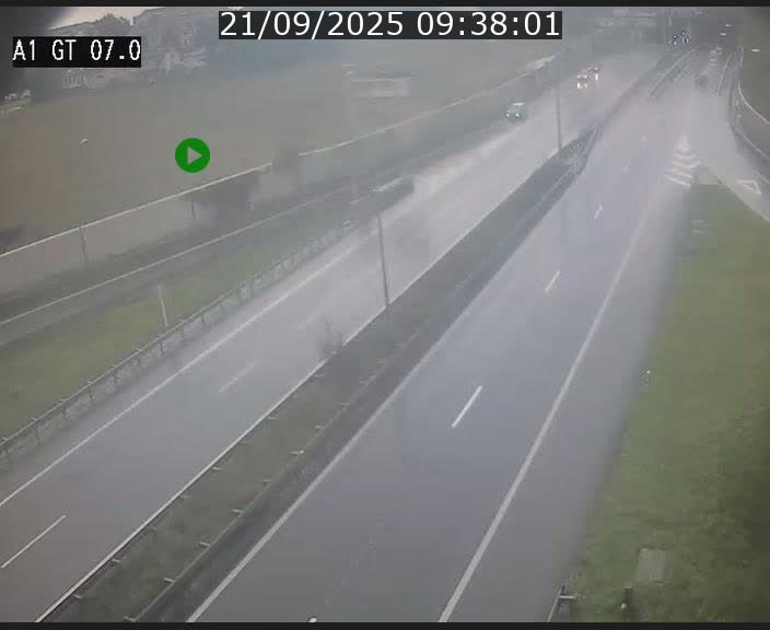 Traffic live webcam Luxembourg Cents - A1 direction Kirchberg - BK 7