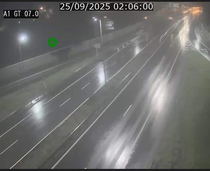 Traffic live webcam Luxembourg Cents - A1 direction Kirchberg - BK 7