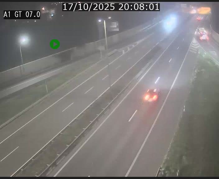 Traffic live webcam Luxembourg Cents - A1 direction Kirchberg - BK 7
