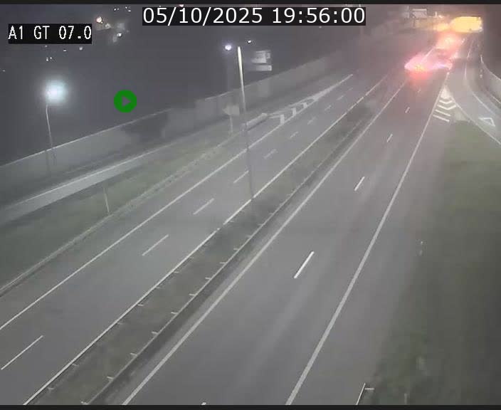 Traffic live webcam Luxembourg Cents - A1 direction Kirchberg - BK 7