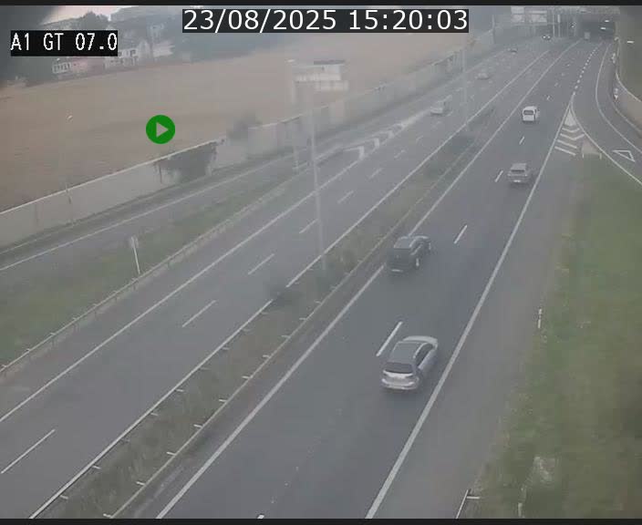 <h2>Traffic live webcam Luxembourg Cents - A1 direction Kirchberg - BK 7</h2>