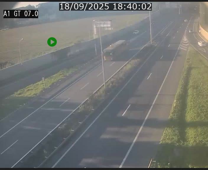 <h2>Traffic live webcam Luxembourg Cents - A1 direction Kirchberg - BK 7</h2>
