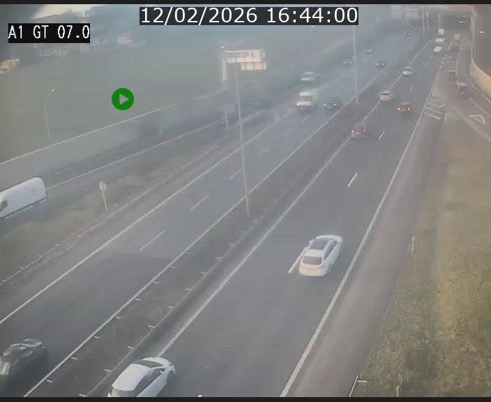 <h2>Traffic live webcam Luxembourg Cents - A1 direction Kirchberg - BK 7</h2>