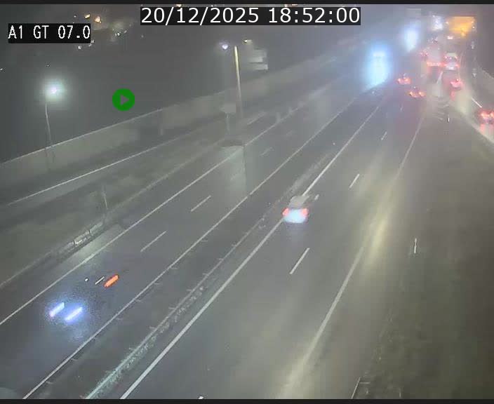 <h2>Traffic live webcam Luxembourg Cents - A1 direction Kirchberg - BK 7</h2>