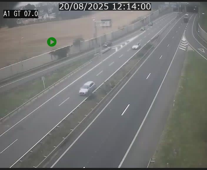 <h2>Traffic live webcam Luxembourg Cents - A1 direction Kirchberg - BK 7</h2>