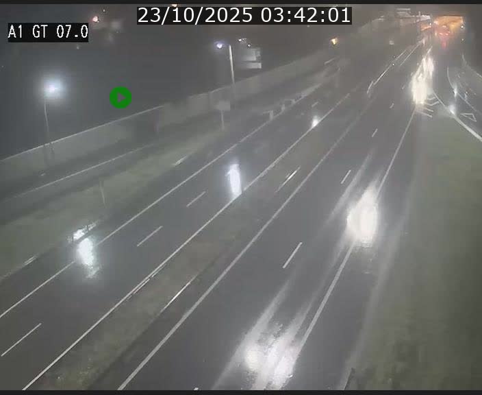 Traffic live webcam Luxembourg Cents - A1 direction Kirchberg - BK 7