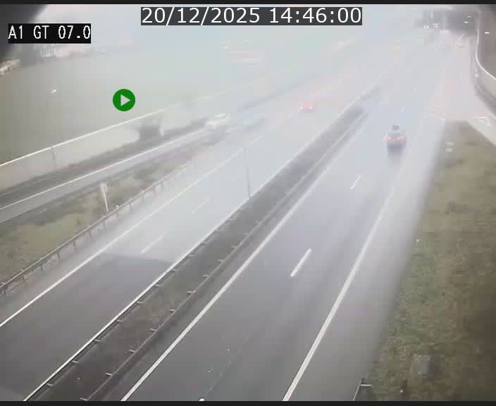Traffic live webcam Luxembourg Cents - A1 direction Kirchberg - BK 7