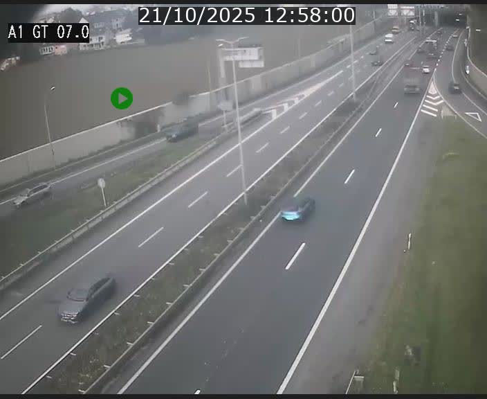 <h2>Traffic live webcam Luxembourg Cents - A1 direction Kirchberg - BK 7</h2>