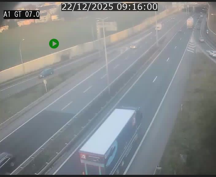 <h2>Traffic live webcam Luxembourg Cents - A1 direction Kirchberg - BK 7</h2>