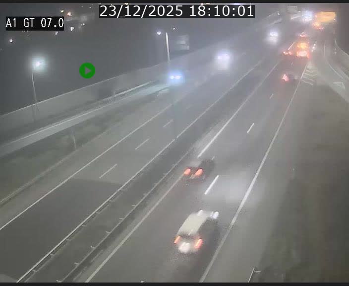<h2>Traffic live webcam Luxembourg Cents - A1 direction Kirchberg - BK 7</h2>