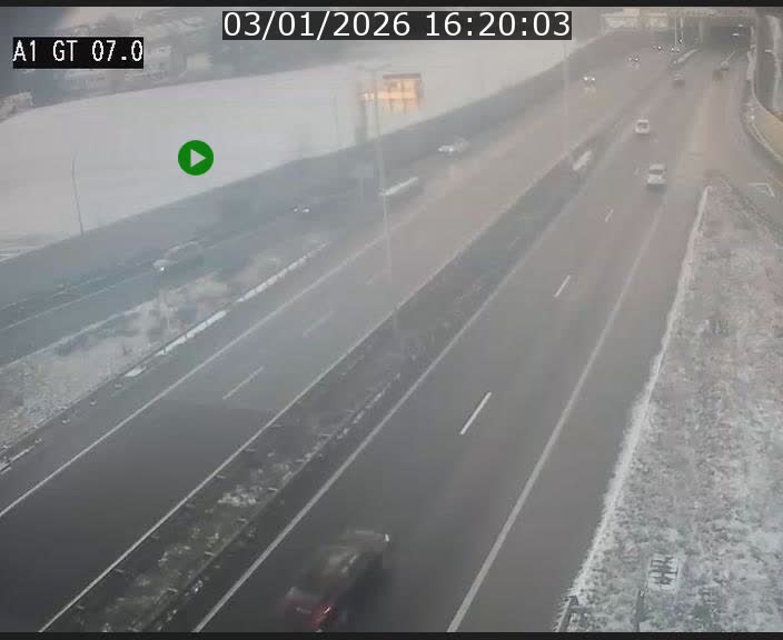 <h2>Traffic live webcam Luxembourg Cents - A1 direction Kirchberg - BK 7</h2>