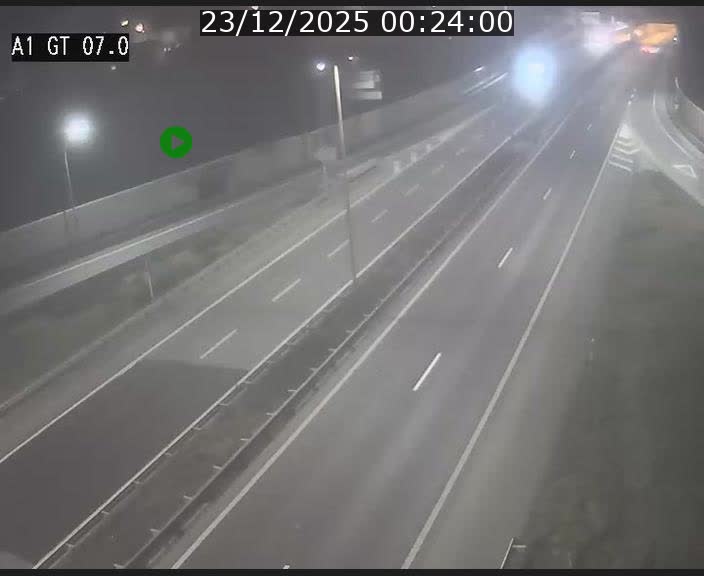 <h2>Traffic live webcam Luxembourg Cents - A1 direction Kirchberg - BK 7</h2>