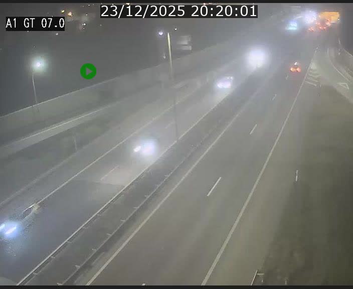 <h2>Traffic live webcam Luxembourg Cents - A1 direction Kirchberg - BK 7</h2>