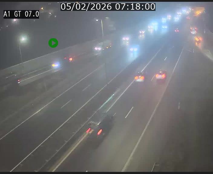 <h2>Traffic live webcam Luxembourg Cents - A1 direction Kirchberg - BK 7</h2>