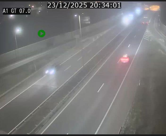 <h2>Traffic live webcam Luxembourg Cents - A1 direction Kirchberg - BK 7</h2>