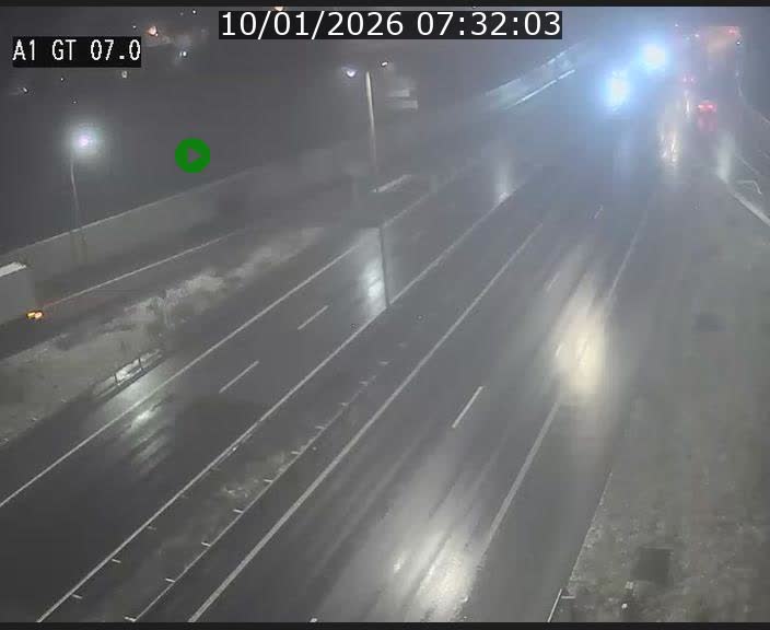 <h2>Traffic live webcam Luxembourg Cents - A1 direction Kirchberg - BK 7</h2>