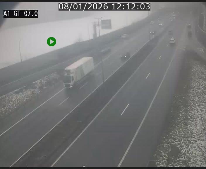<h2>Traffic live webcam Luxembourg Cents - A1 direction Kirchberg - BK 7</h2>