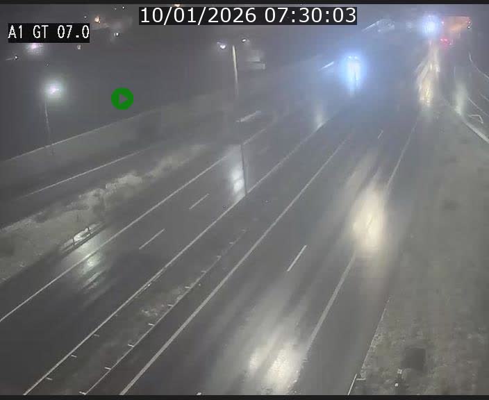 <h2>Traffic live webcam Luxembourg Cents - A1 direction Kirchberg - BK 7</h2>