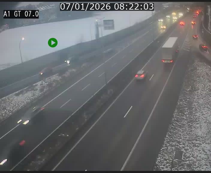 <h2>Traffic live webcam Luxembourg Cents - A1 direction Kirchberg - BK 7</h2>
