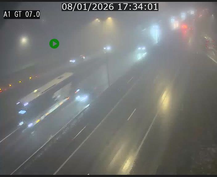 <h2>Traffic live webcam Luxembourg Cents - A1 direction Kirchberg - BK 7</h2>