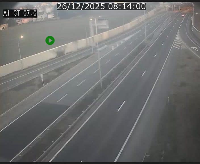 <h2>Traffic live webcam Luxembourg Cents - A1 direction Kirchberg - BK 7</h2>