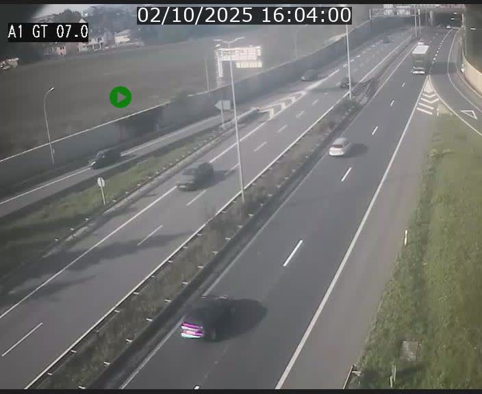 <h2>Traffic live webcam Luxembourg Cents - A1 direction Kirchberg - BK 7</h2>