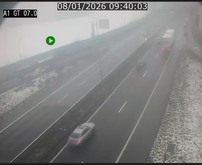 <h2>Traffic live webcam Luxembourg Cents - A1 direction Kirchberg - BK 7</h2>