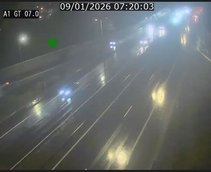 <h2>Traffic live webcam Luxembourg Cents - A1 direction Kirchberg - BK 7</h2>