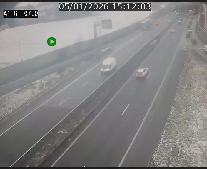 <h2>Traffic live webcam Luxembourg Cents - A1 direction Kirchberg - BK 7</h2>