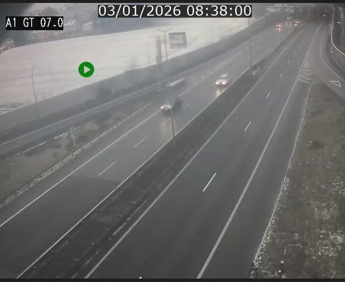 <h2>Traffic live webcam Luxembourg Cents - A1 direction Kirchberg - BK 7</h2>