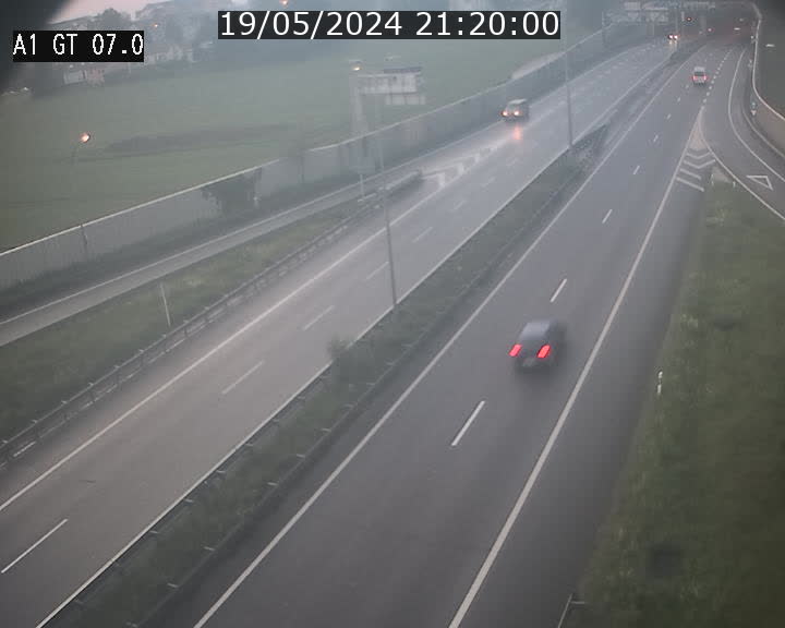 <h2>Traffic live webcam Luxembourg Cents - A1 direction Kirchberg - BK 7</h2>
