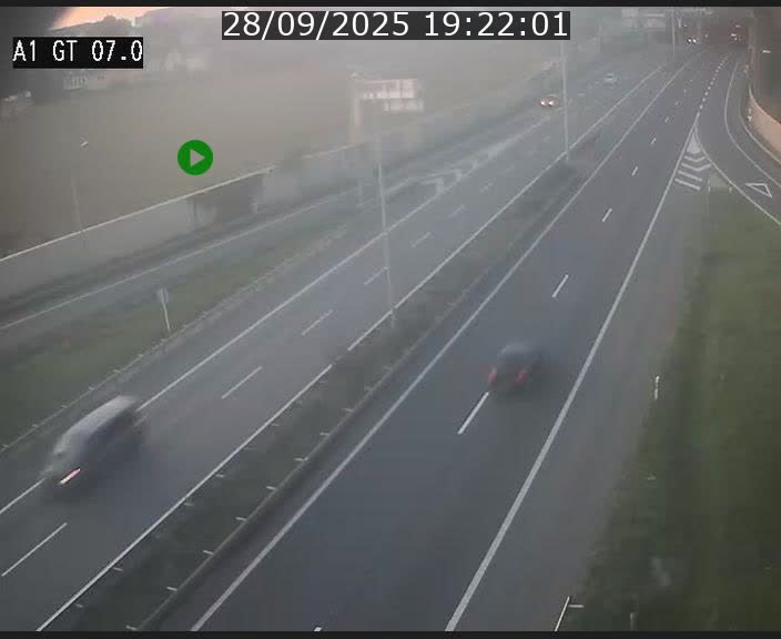 <h2>Traffic live webcam Luxembourg Cents - A1 direction Kirchberg - BK 7</h2>