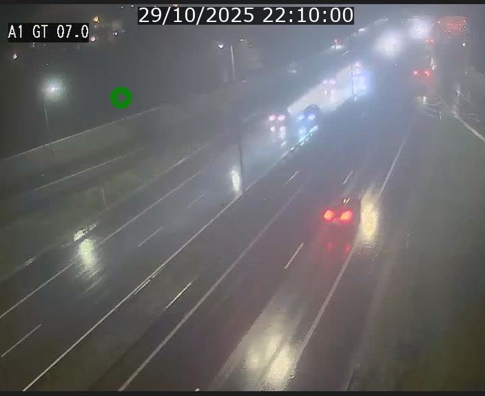 Traffic live webcam Luxembourg Cents - A1 direction Kirchberg - BK 7