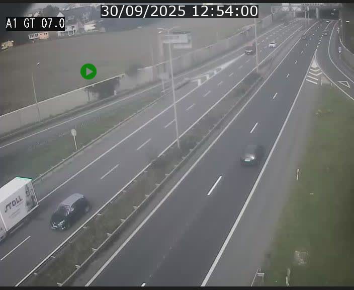 <h2>Traffic live webcam Luxembourg Cents - A1 direction Kirchberg - BK 7</h2>